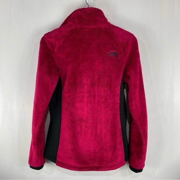 The North Face Women's‎ Fuzzy Fur Full Zip Up Winter Coat Jacket Pink Size Small - Picture 6 of 7
